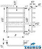 Нержавіюча сушарка для рушників Modern 6/650х450 мм. З П-подібними перекладинами, фото 5