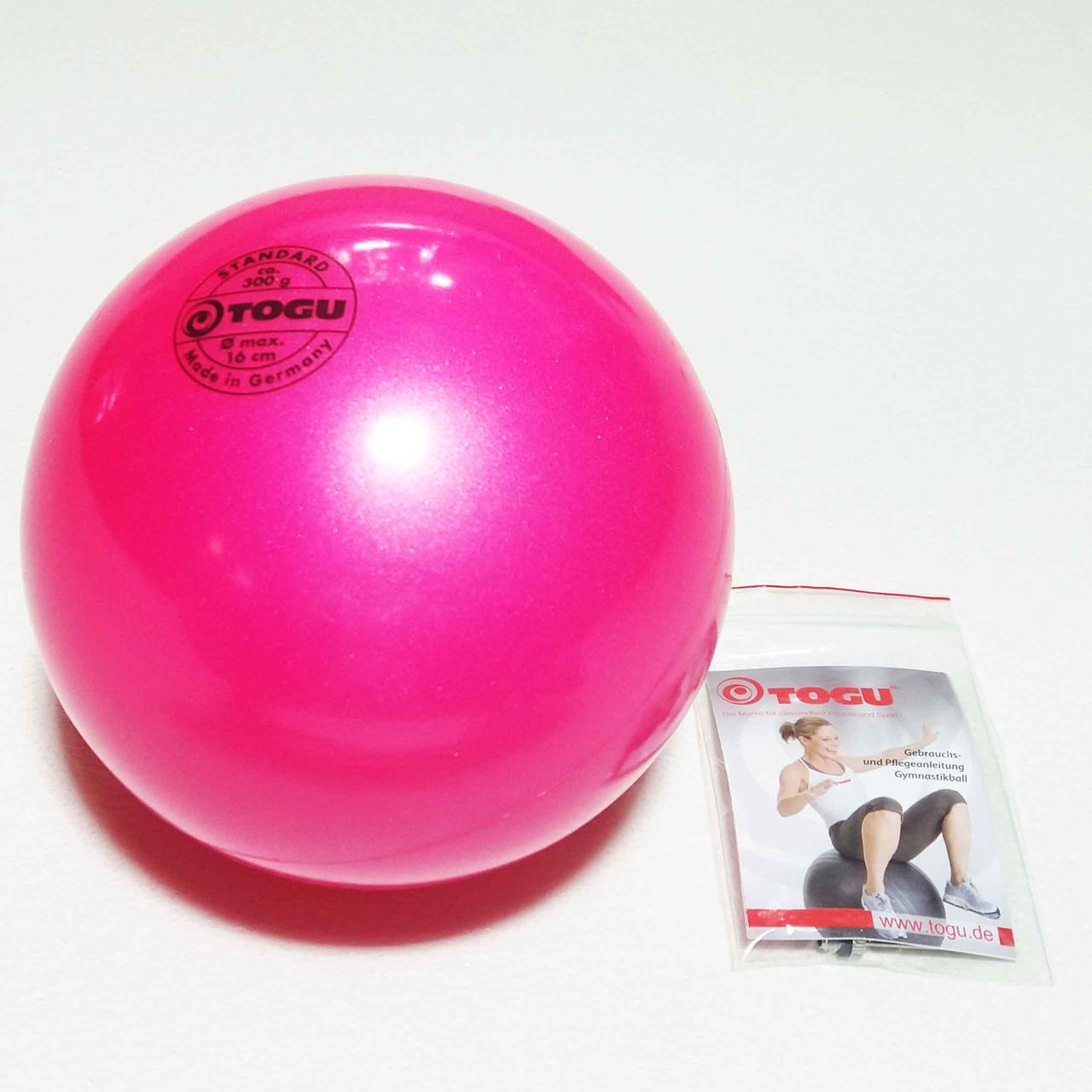 Мяч художественной гимнастики Togu FIG 300 гр, 16 см - фото 1 - id-p644256411