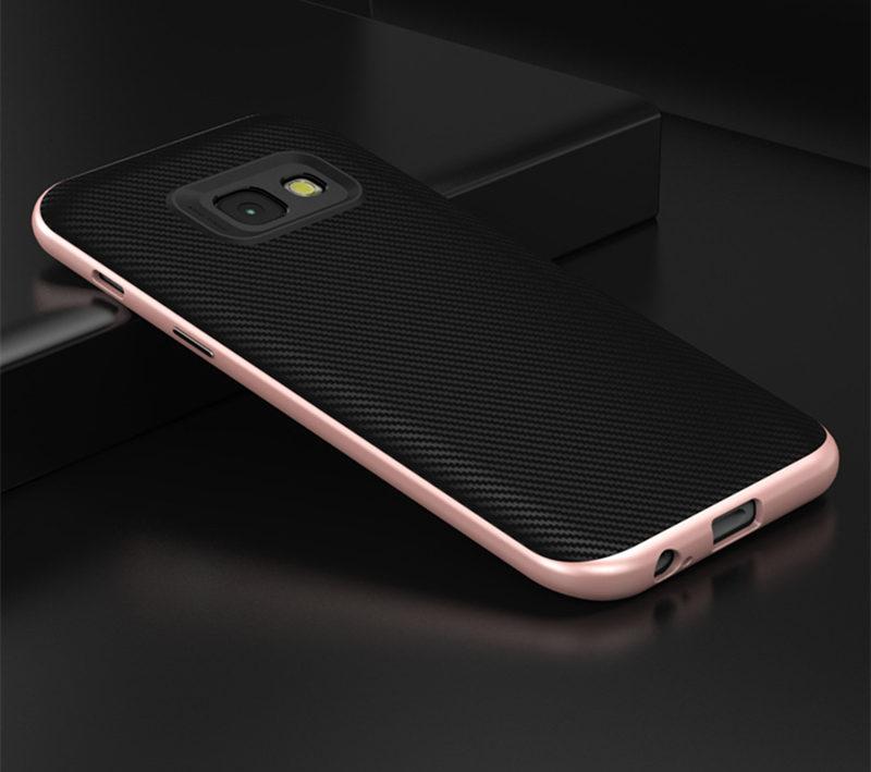 Чохол бампер Carbon для Samsung Galaxy A5 2017 Duos SM-A520 (4 кольори)