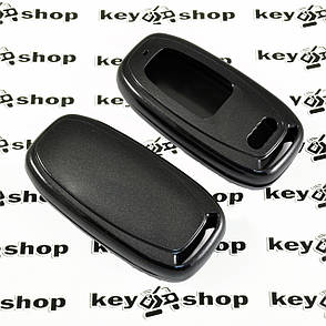 Чохол для смарт ключа Audi (Ауді), A4, A6, Q5, кнопки без захисту, (чорний, пластиковий), фото 2