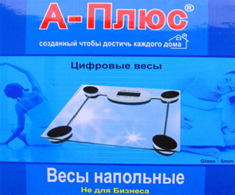 Ваги підлогові побутові А+М до 150 кг, точність 100 г