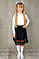 Стильна дитяча спідниця 3550 "Габардин Муліне Фатин" в шкільних кольорах, фото 3