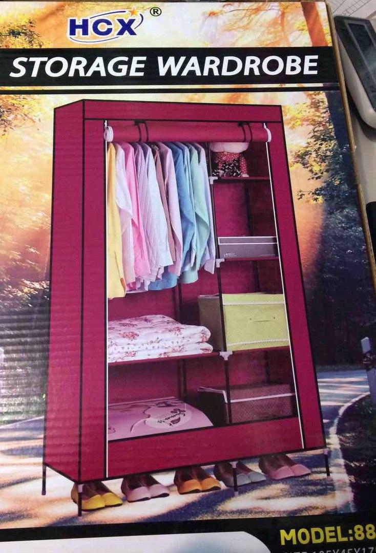 Мобильный тканевой шкаф для одежды HCX Storage Wardrobe №88105 по доступным ценам 529073522