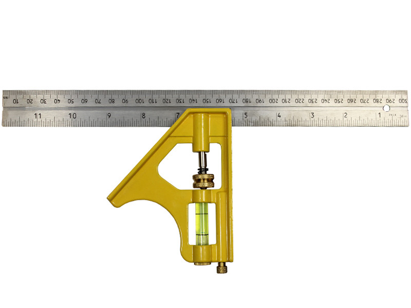Косинець комбінований 300 мм із литим основою STANLEY