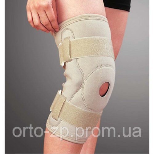 Бандаж на колінний суглоб із шарнірами ortop ns-716