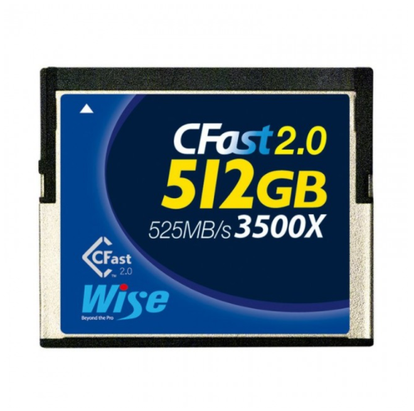 Карта пам'яті Wise CFast 2.0 Card 3400X blue 512 GB