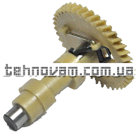 Шестірня з валом пластикова двигуна генератора 1 кВт