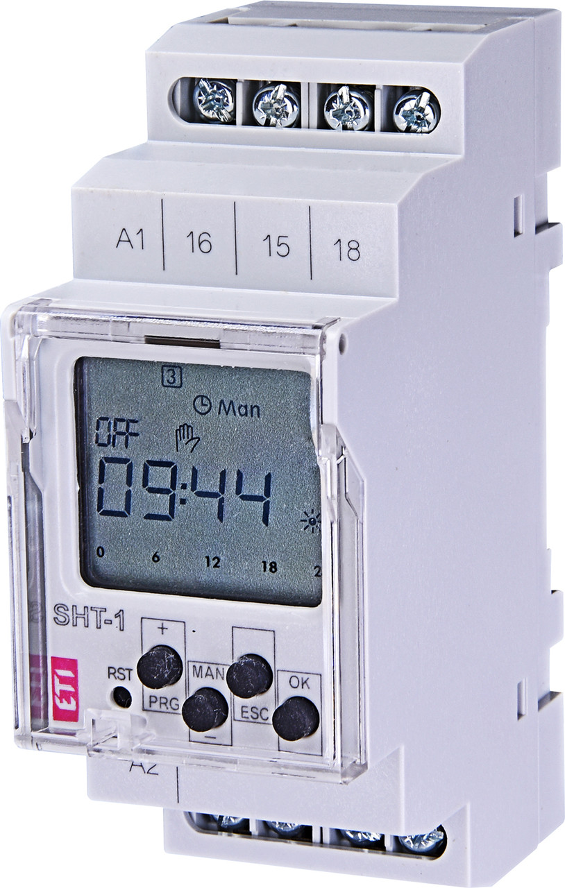 Програмоване цифрове реле SHT-1 230V AC (1x16A_AC1), фото 1