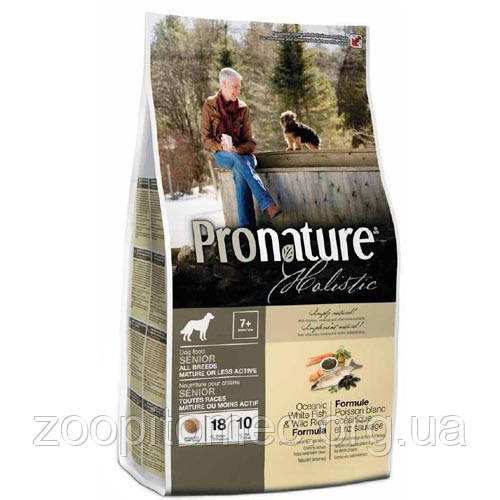 Pronature Holistic (Пронатюр Холистик) з океанічної білою рибою і диким рисом сухий холистик корм для собак 2,72 кг, фото 1