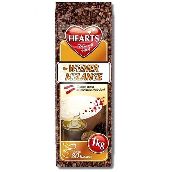 

Капучино Hearts Wiener Melange 1кг Германия