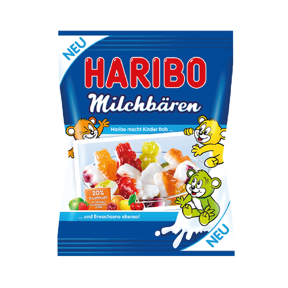 Жувальний мармелад Haribo "Молочні Ведмеді" (желейки харібо), 200 г., фото 1