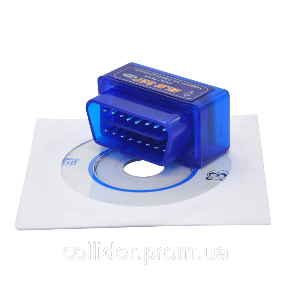 Автосканер ELM327 OBD2 V2.1 Bluetooth адаптер для диагностики авто - фото 1 - id-p564954780