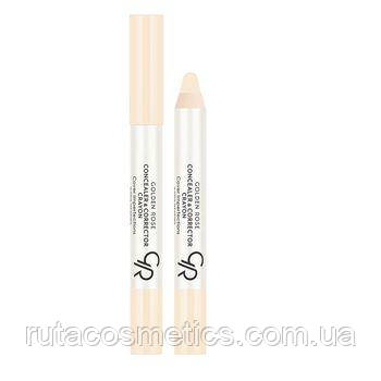 Консилер і коректор для макіяжу обличчя «GOLDEN ROSE» CONCEALER & CORRECTOR CRAYON 01