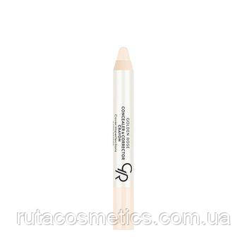 Консилер і коректор для макіяжу обличчя «GOLDEN ROSE» CONCEALER & CORRECTOR CRAYON 02