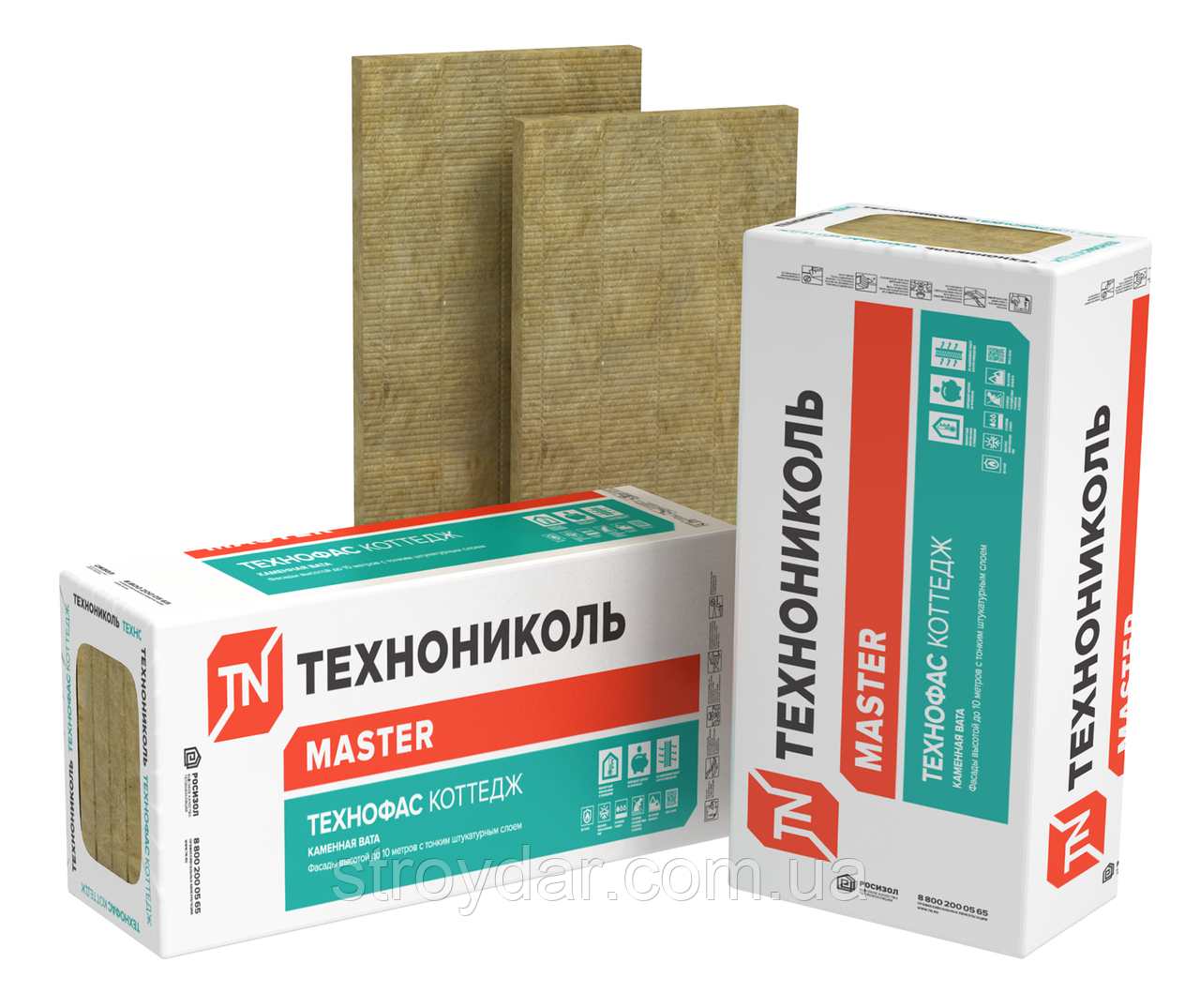 Утеплювач під штукатурку Технофас КОТЕДЖ 50 мм
