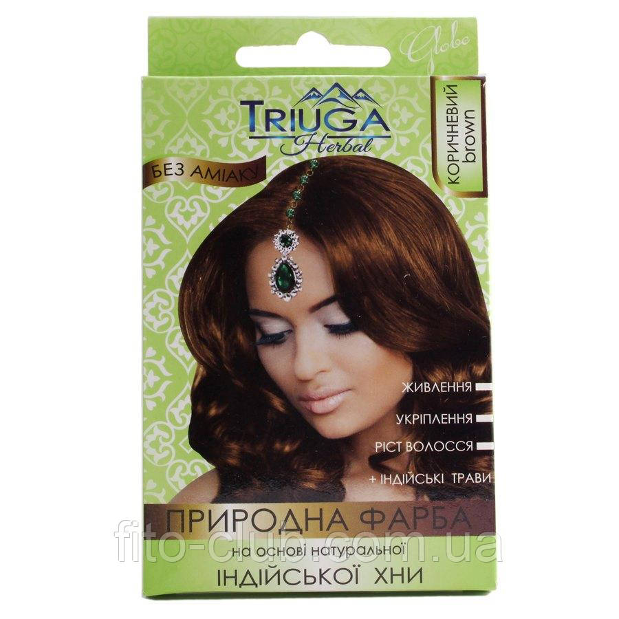 Природна фарба для волосся на основі хни — Коричневий 25г.