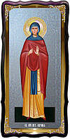 Икона храмовая под серебро Святая Евгения в церковной лавке