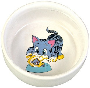 4009 Trixie Cat & Food миска керамічна, 0,3 л/11см
