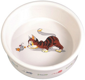 4007 Trixie Cat & Mouse миска керамічна, 0,2 л/12см