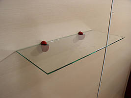 Полиця скляна пряма 5 мм прозора 60 х 20 см