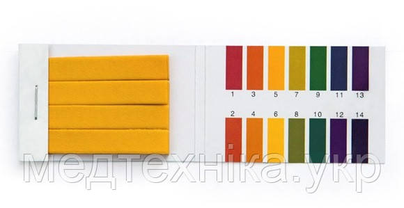 Лакмусовая бумага (pH-тест) 1-14рН 80 полосок - фото 3 - id-p45819658