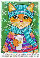 Схема для вишивання бісером DANA Кішка Зінько 2257