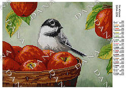 Схема для вишивання бісером DANA На яблуках 2256