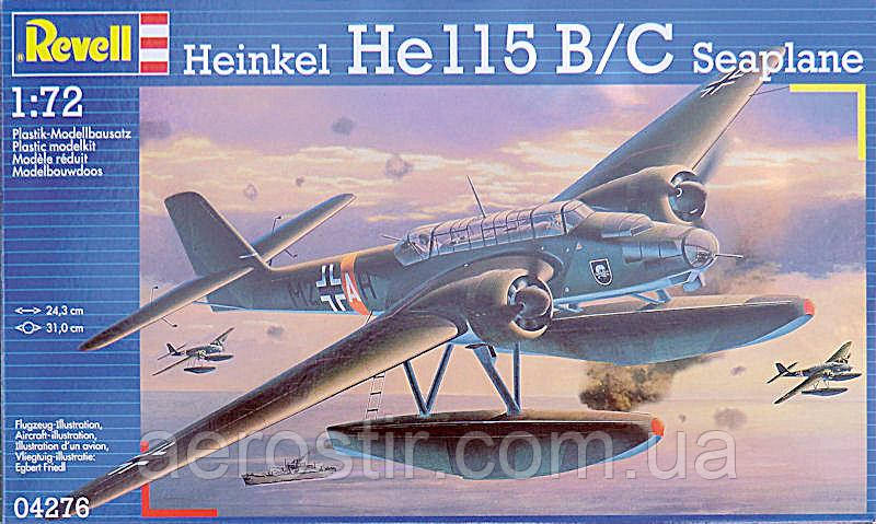 Heinkel He115 B/C Seaplane 1/72 REVELL 04276, фото 1