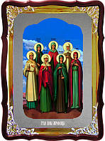 Ікона під срібло Святі Жони мироносиці в церковній крамниці
