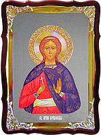 Ікона під срібло Свята Ірина Коринфська в церковній крамниці