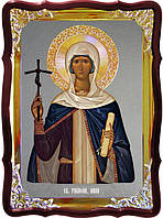 Икона с фоном под серебро Святая Нина в православном интернет магазине