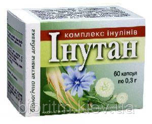 ІНУТАН 60 капс. Для здоров'я печінки, профілактики при цукровому діабеті.серія"приморський край"
