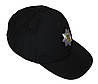 Тактична кепка-бейсболка шестиклинка чорний із кокардою "поліція". Розмір M, 56 см., фото 3
