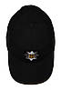 Тактична кепка-бейсболка шестиклинка чорний із кокардою "поліція". Розмір M, 56 см., фото 4