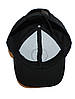 Тактична кепка-бейсболка шестиклинка чорний із кокардою "поліція". Розмір M, 56 см., фото 6