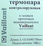 Термопара 315/640/750 мм M8*1 клемма 6,3 мм (без фір.уп, Україна) VAILANT atmoMAG, арт.02418, к.з.1445, фото 5