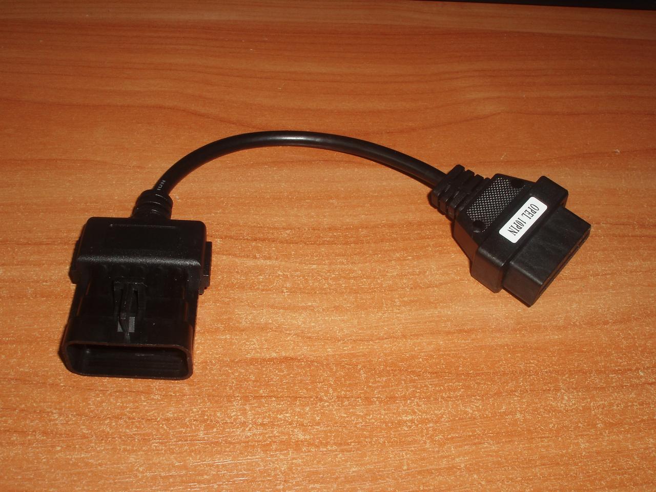 Оригінальний автокомівський перехідник OBD216 pin — 10 pin OPEL Autocom TCS CDP Повний розпинок. OBD2