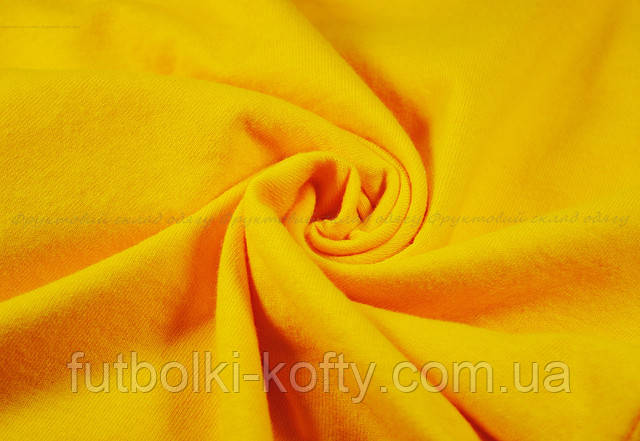 Солнечно-жёлтая детская мягкая футболка для девочек