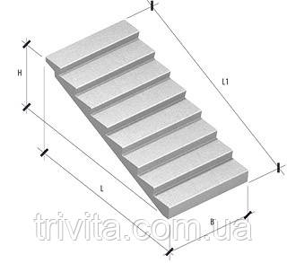 Залізобетонний сходовий марш 1 ЛМ 27.12.14-4 Л Ковальскька