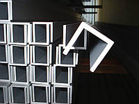 Алюминиевый швеллер отбортованный 37x10,3x1,5
