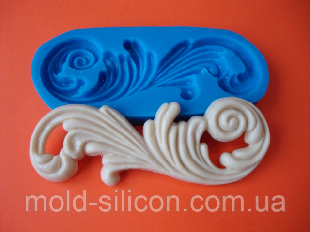 Силіконовий молд "Завиток 4 правий", фото 1