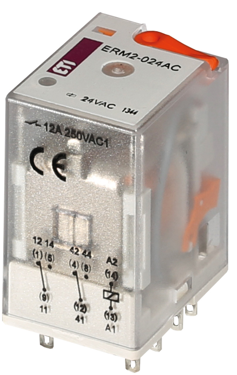 Реле електромеханічне ERM2-024AC 2p, фото 1