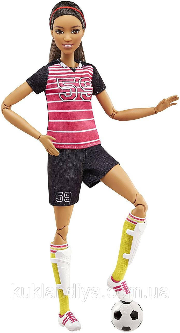 Лялька Барбі футболістка брюнетка - Made to Move Soccer Player