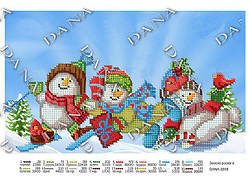 Схема для вишивання бісером DANA Зимові розваги 2259