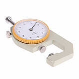 Товщиномір кишеньковий механічний Chi Xi TOL-2 для паперу, картону, діапазон 0-10 мм, дискретність 0,1 мм, фото 2