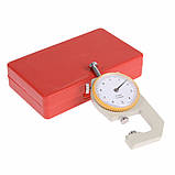 Товщиномір кишеньковий механічний Chi Xi TOL-2 для паперу, картону, діапазон 0-10 мм, дискретність 0,1 мм, фото 4