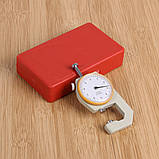 Товщиномір кишеньковий механічний Chi Xi TOL-2 для паперу, картону, діапазон 0-10 мм, дискретність 0,1 мм, фото 6