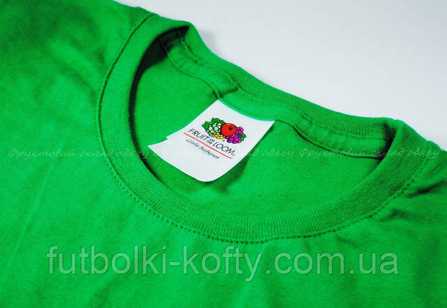 Ярко-зелёная детская мягкая футболка для девочек