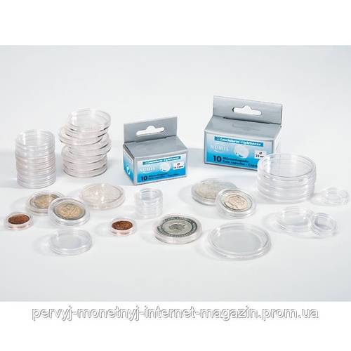 Купить Капсула Leuchtturm для монет диаметром от 42 до 50 мм, цена 30 ...