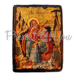 Дерев'яна ікона святий Ілля, 17х23 см (814-2063)